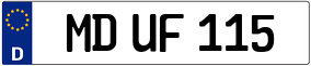 Truck License Plate